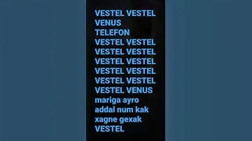 VESTEL VENUS TELEFON