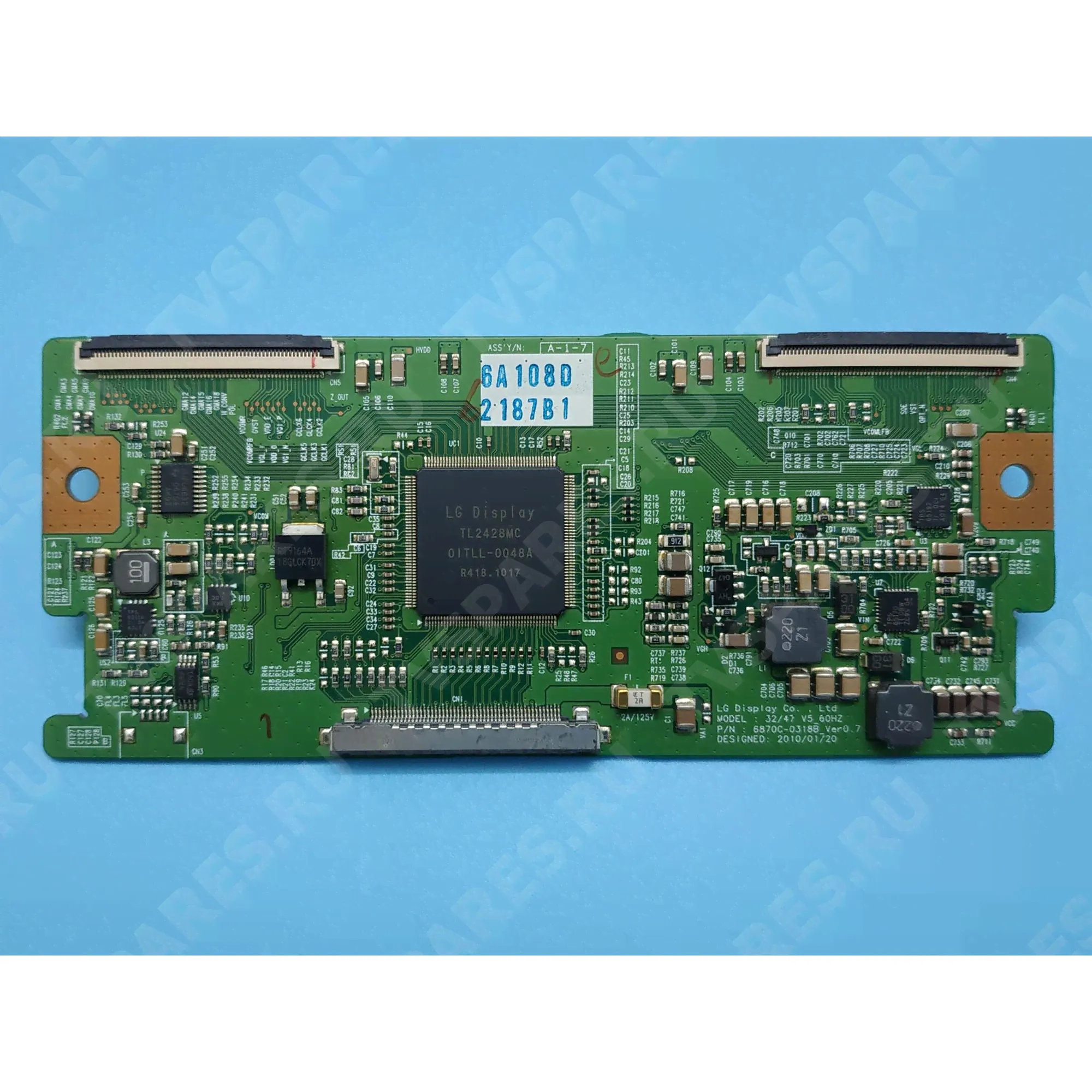 Плата T-CON 6870C-0318B / 32/47 V5_60HZ VER 0.7 для телевизора Vestel 32884FHD-0