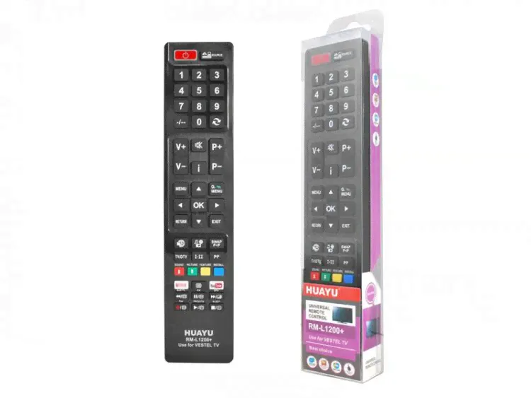 Пульт Huayu RM-L1200+ для Vestel (черный, универсальный)-0