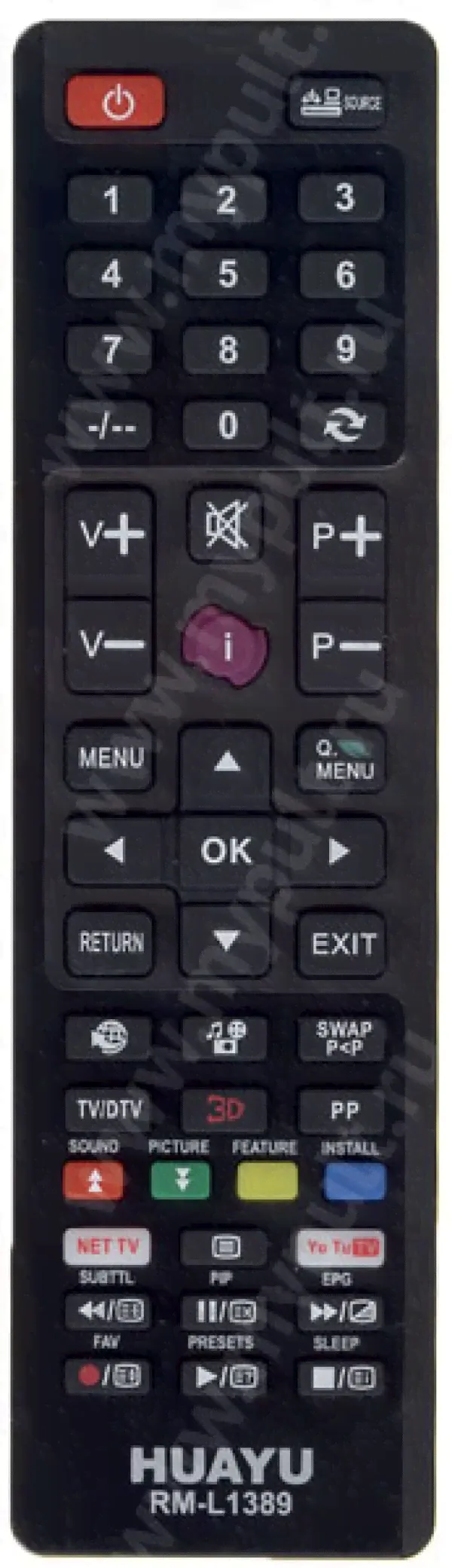 Пульт VESTEL RM-L1389 универсальный