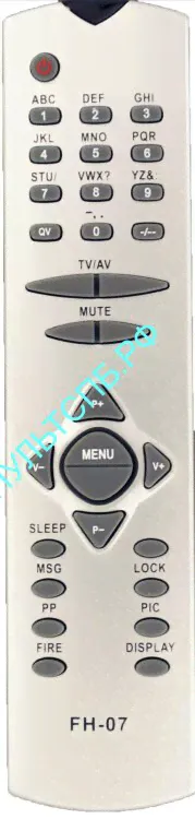 Пульт VESTEL FH-07 для TV-0