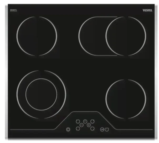 Электрическая варочная панель Vestel VHE60SCDF-0