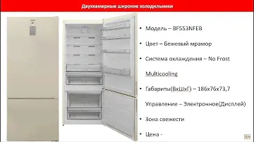 Обзор холодильника VESTEL Bojena BF 553 NFEB