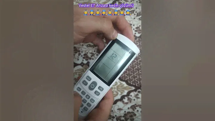 Vestel klima E7 arıza kodu çözümü 2024