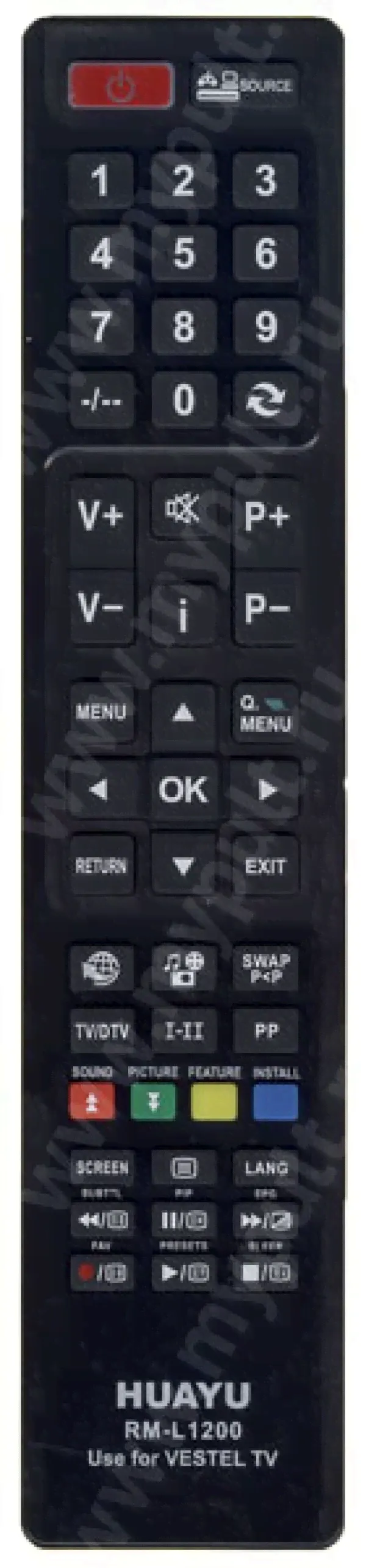Пульт VESTEL RM-L1200 универсальный